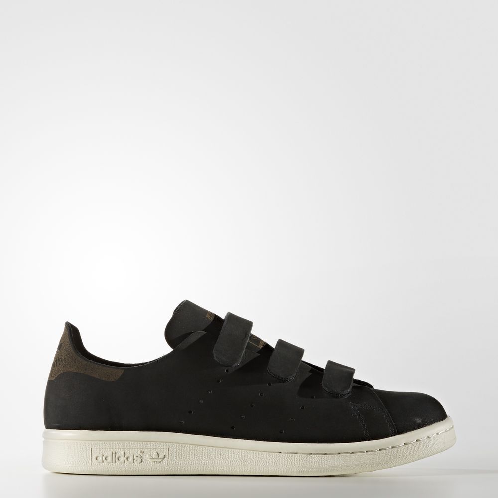 Adidas Stan Smith - Originals γυναικεια - Μαυρα/Μαυρα/Ασπρα,Μέγεθος: EU 36 – 54 2/3 (790OUQAN)